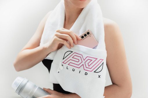 Fluid X - Gym Towel with Zipper Pocket - Image 5