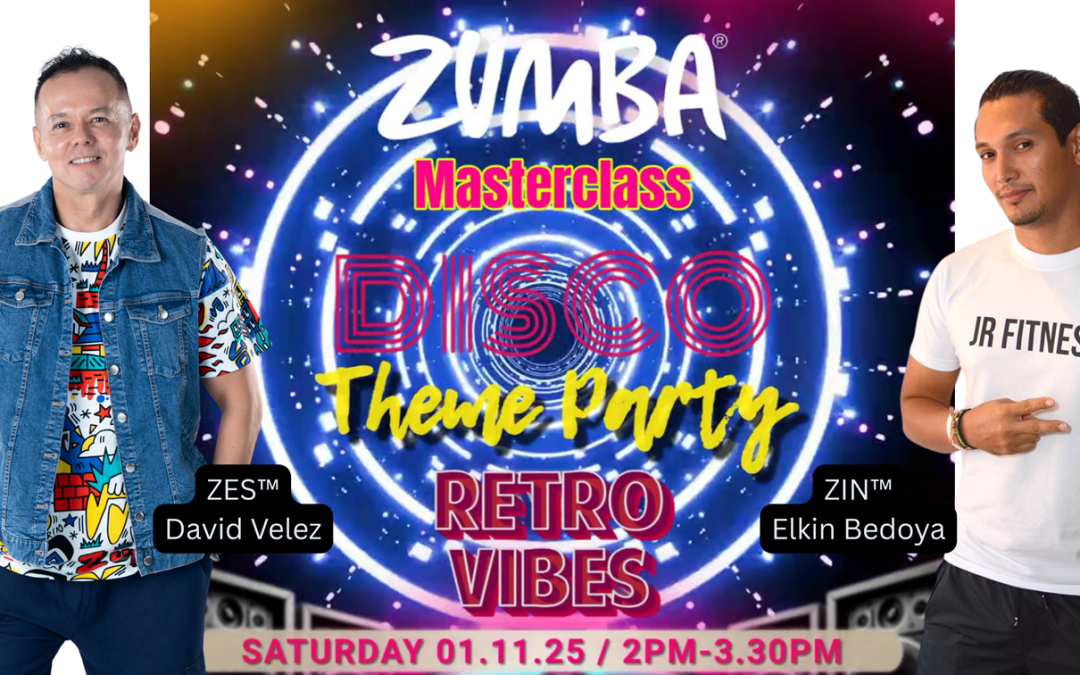 Retro Zumba Masterclass with ZES™ David Velez & ZIN™ Elkin Bedoya