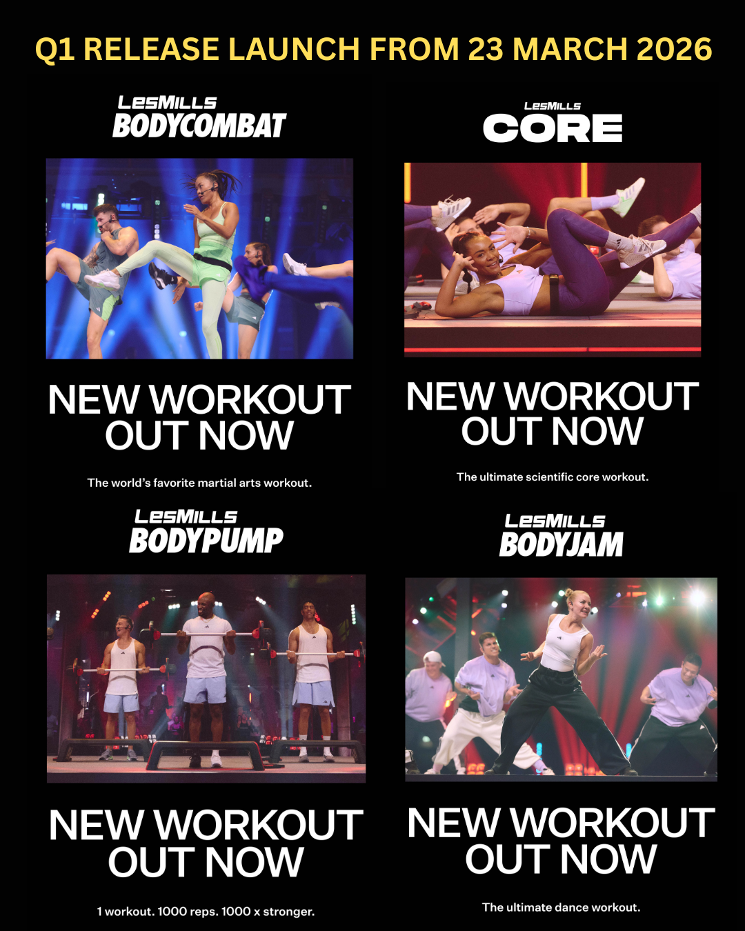 Q1 RELEASE LAUNCH FROM 23 MARCH 2026 1 - JR Fitness | Singapore