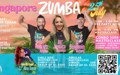 Zumba Masterclass with ZES™ Jessica Exposito, ZJ™ Benjamin Richard, ZJ™ Rodrigo Angello