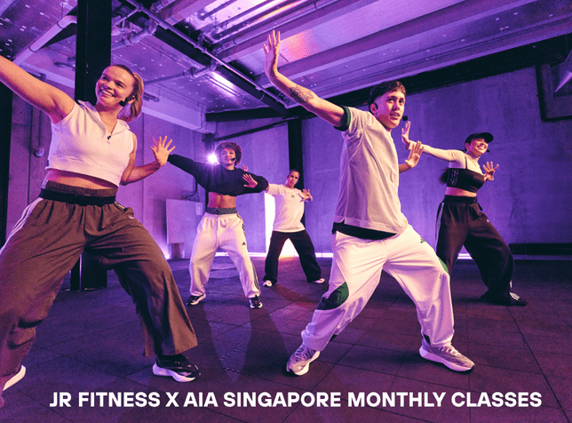JR Fitness x AIA Singapore Monthly Classes