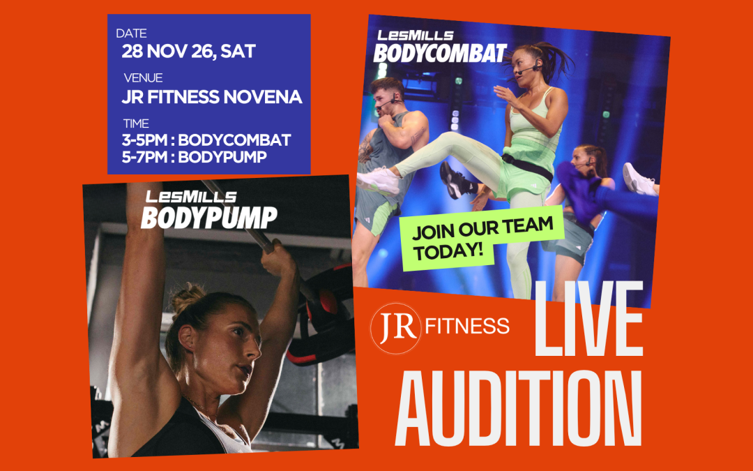 LES MILLS BODYCOMBAT™ and BODYPUMP™ LIVE AUDITION