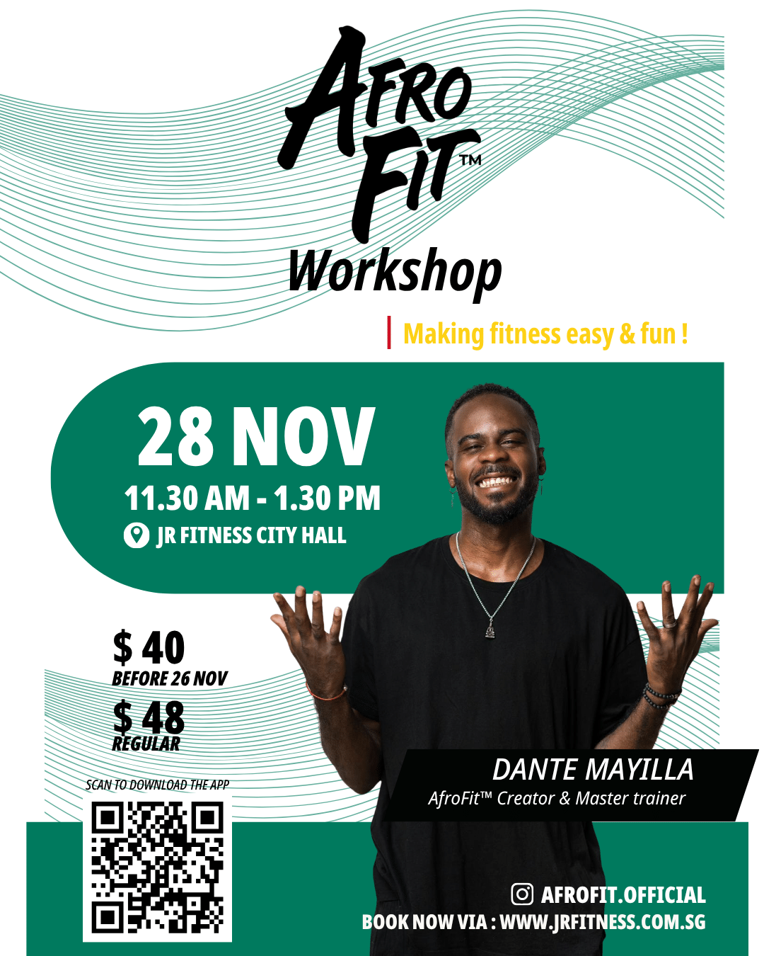 AFROFIT™ - FLYER A4 Templates (Instagram Post (45)_ORIGINAL (2) - JR Fitness | Singapore